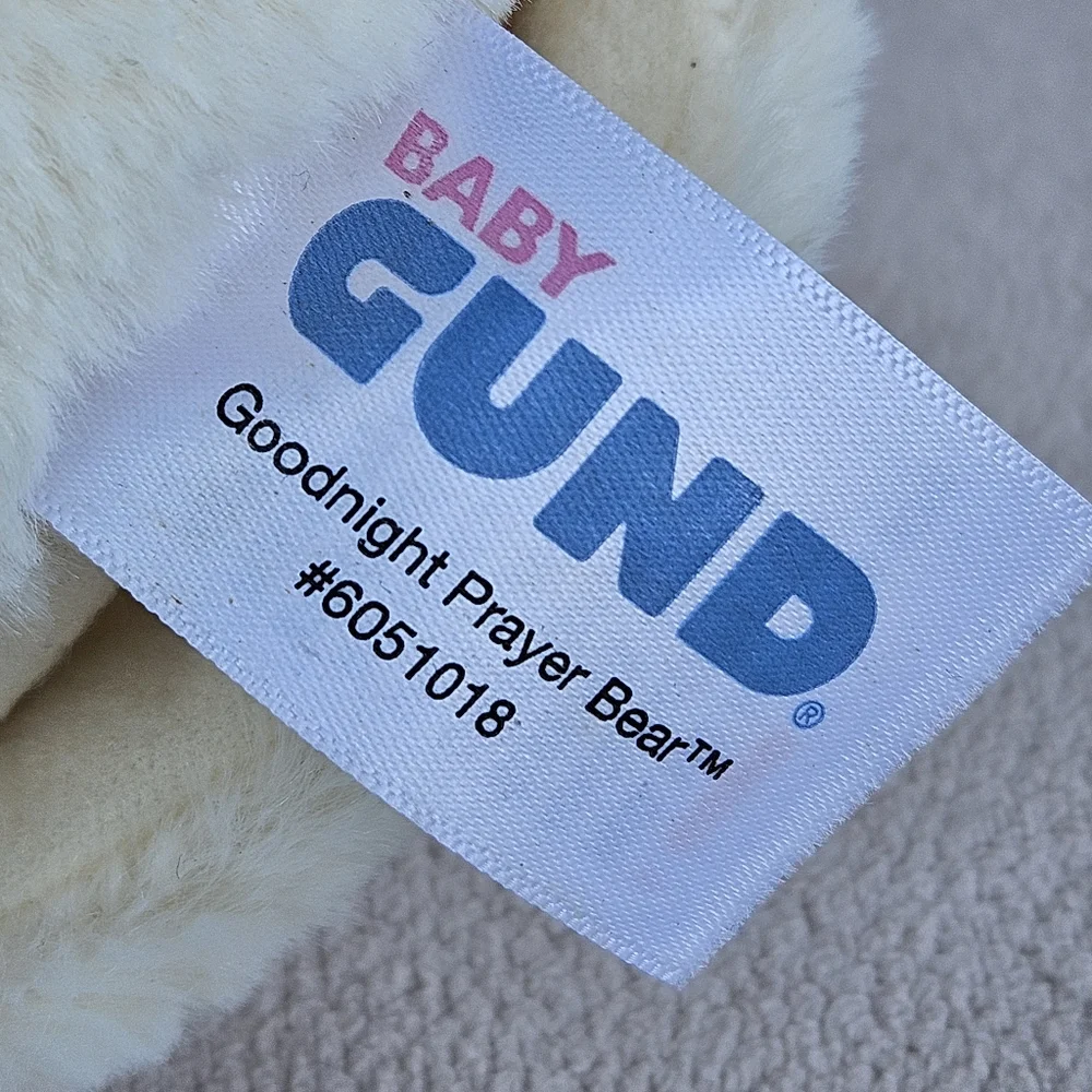 Baby GUND Goodnight Prayer Bear Musical Animated Plush 11